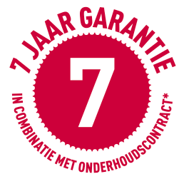 7 jaar garantie